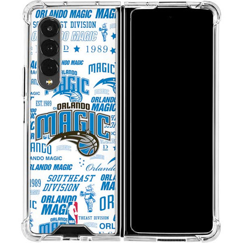 NBA Orlando Magic Historic Blast Galaxy Z Fold4 5G Clear Case