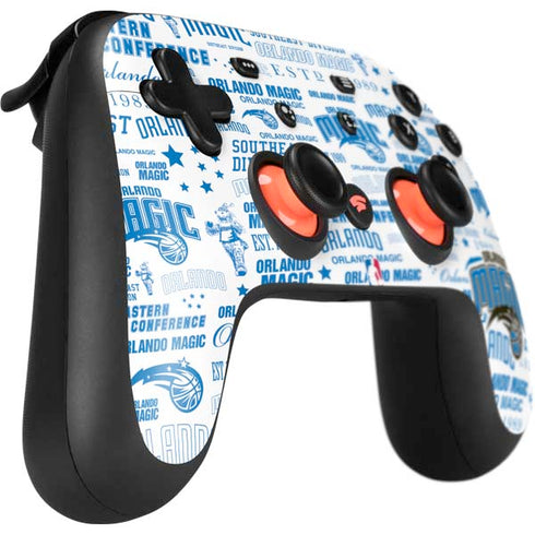 NBA Orlando Magic Historic Blast Google Stadia Controller Skin