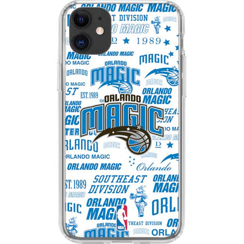 NBA Orlando Magic Historic Blast iPhone 11 Clear Case