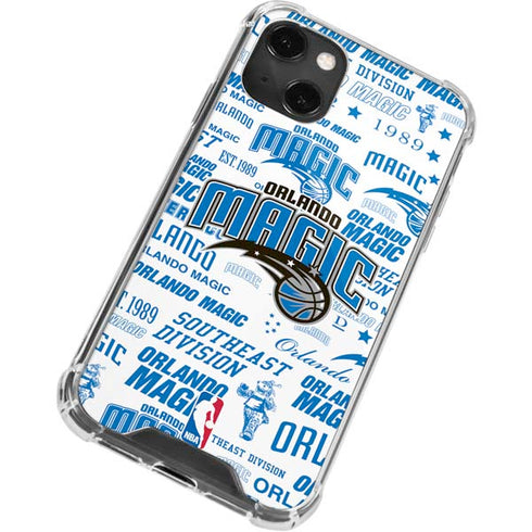 NBA Orlando Magic Historic Blast iPhone 13 Mini Clear Case