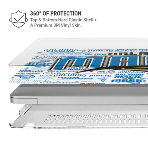 NBA Orlando Magic Historic Blast MacBook Air 13in M1 (2021) Case plus Skin
