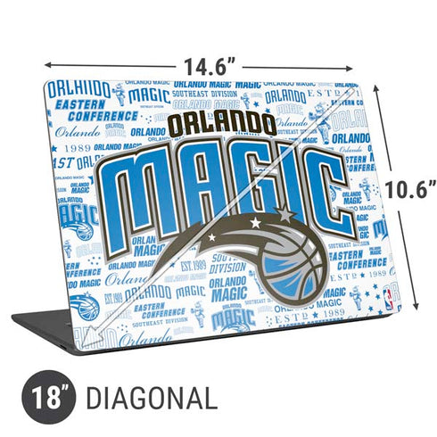 NBA Orlando Magic Historic Blast Universal Laptop 18in (14.6 x 10.6in) Skin
