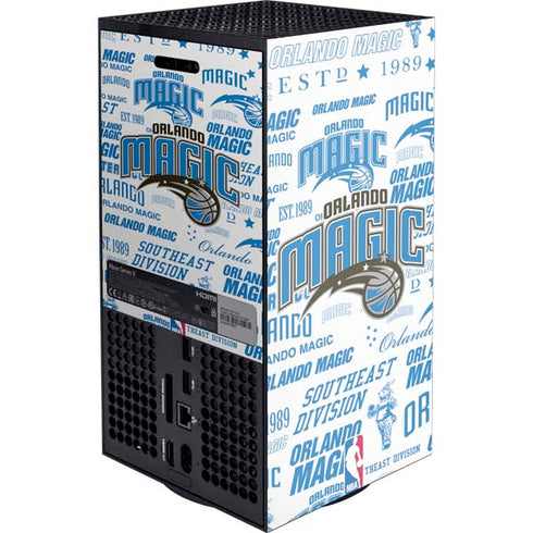 NBA Orlando Magic Historic Blast Xbox Series X Console Skin
