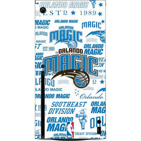 NBA Orlando Magic Historic Blast Xbox Series X Console Skin