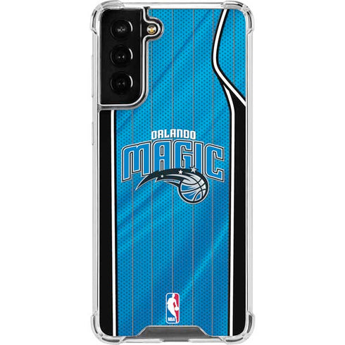 NBA Orlando Magic Jersey Galaxy S21 FE Clear Case
