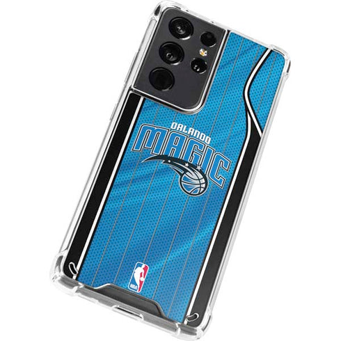 NBA Orlando Magic Jersey Galaxy S21 Ultra 5G Clear Case