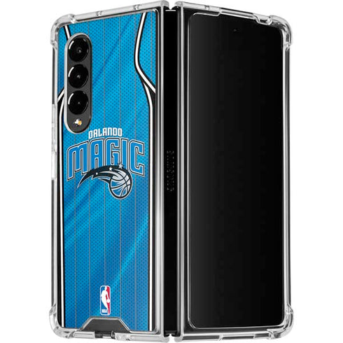 NBA Orlando Magic Jersey Galaxy Z Fold4 5G Clear Case