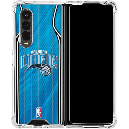 NBA Orlando Magic Jersey Galaxy Z Fold4 5G Clear Case