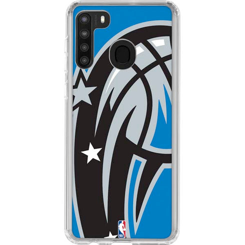 NBA Orlando Magic Large Logo Galaxy A21 Clear Case