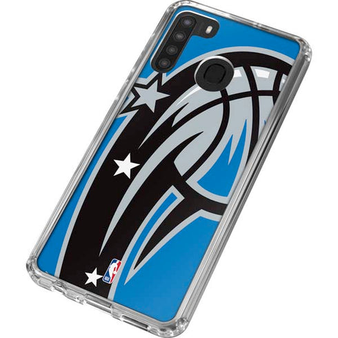 NBA Orlando Magic Large Logo Galaxy A21 Clear Case