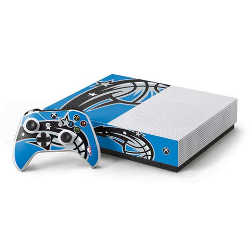 NBA Orlando Magic Large Logo Xbox One S Console and Controller Bundle Skin