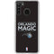 NBA Orlando Magic Standard - Black Galaxy A21 Clear Case