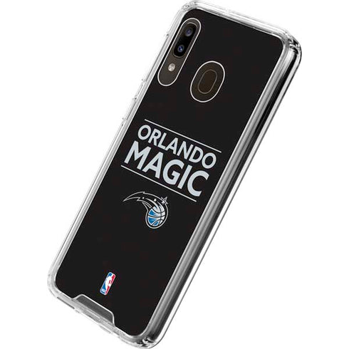 NBA Orlando Magic Standard - Black Galaxy A30 Clear Case