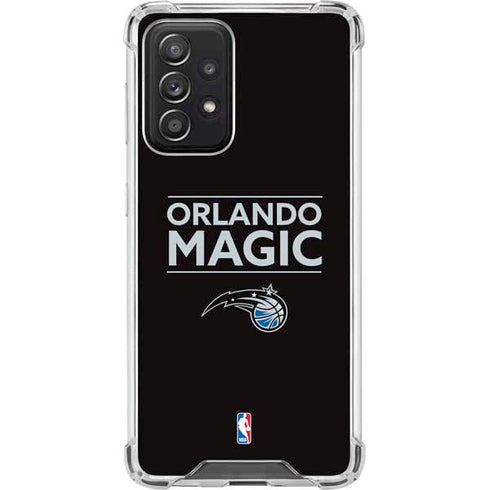 NBA Orlando Magic Standard - Black Galaxy A52 5G Clear Case