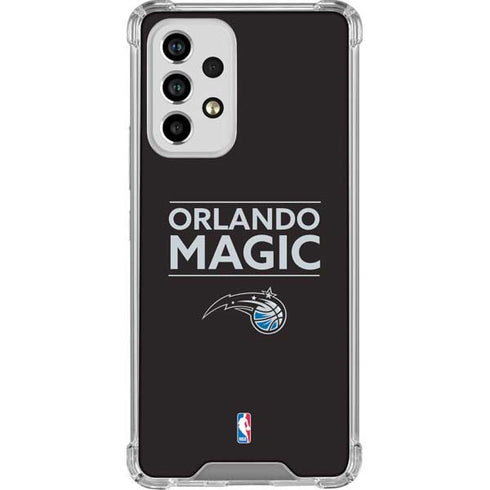 NBA Orlando Magic Standard - Black Galaxy A53 5G Clear Case
