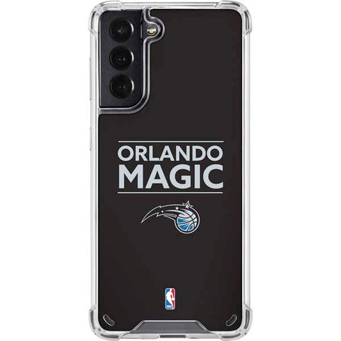 NBA Orlando Magic Standard - Black Galaxy S21 5G Clear Case