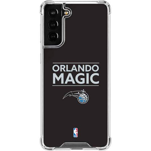 NBA Orlando Magic Standard - Black Galaxy S21 FE Clear Case