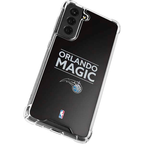 NBA Orlando Magic Standard - Black Galaxy S21 FE Clear Case