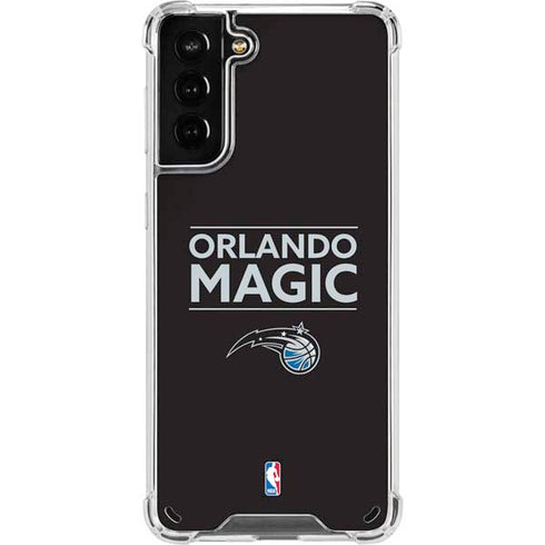 NBA Orlando Magic Standard - Black Galaxy S21 Plus 5G Clear Case