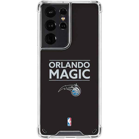 NBA Orlando Magic Standard - Black Galaxy S21 Ultra 5G Clear Case