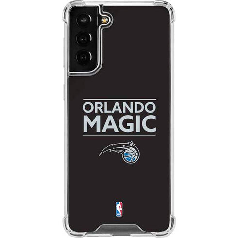 NBA Orlando Magic Standard - Black Galaxy S22 Plus Clear Case
