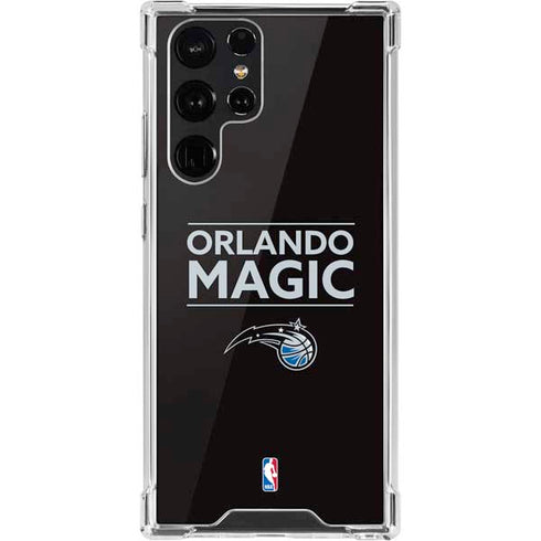 NBA Orlando Magic Standard - Black Galaxy S22 Ultra Clear Case
