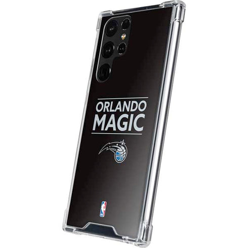 NBA Orlando Magic Standard - Black Galaxy S22 Ultra Clear Case