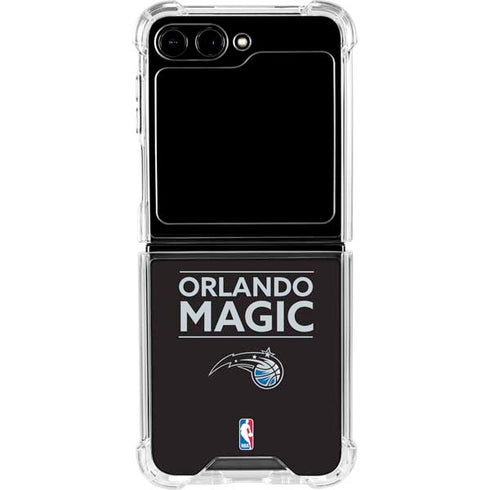 NBA Orlando Magic Standard - Black Galaxy Z Flip5 5G Clear Case