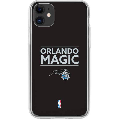 NBA Orlando Magic Standard - Black iPhone 11 Clear Case