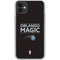 NBA Orlando Magic Standard - Black iPhone 11 Clear Case