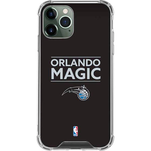 NBA Orlando Magic Standard - Black iPhone 11 Pro Max Clear Case