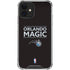 NBA Orlando Magic Standard - Black iPhone 12 Clear Case