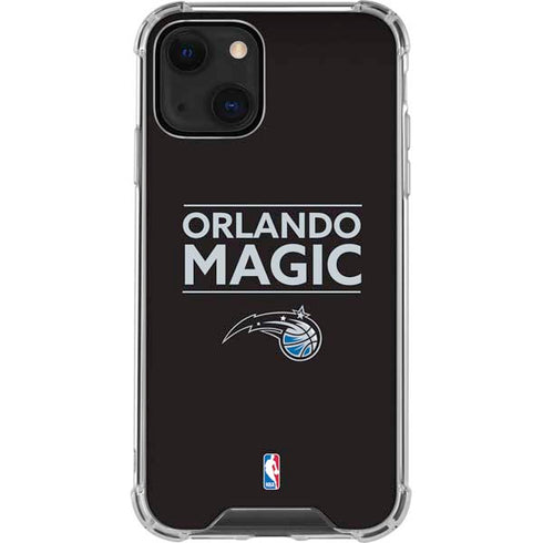NBA Orlando Magic Standard - Black iPhone 13 Mini Clear Case