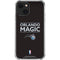 NBA Orlando Magic Standard - Black iPhone 13 Mini Clear Case