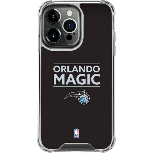 NBA Orlando Magic Standard - Black iPhone 13 Pro Clear Case