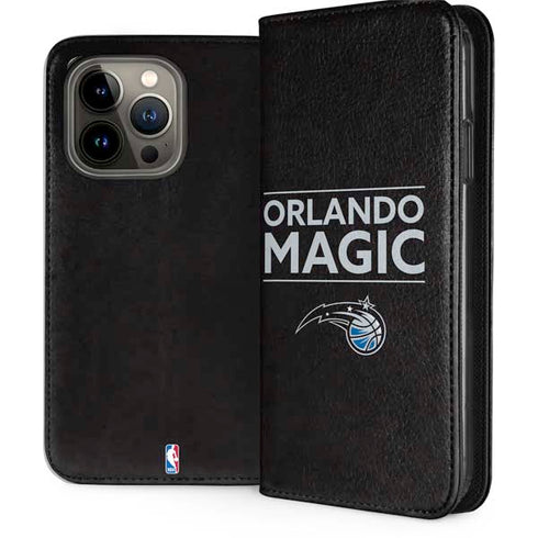 NBA Orlando Magic Standard - Black iPhone 13 Pro Folio Case
