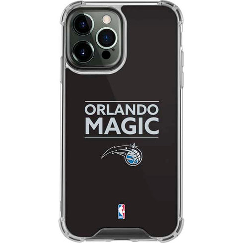 NBA Orlando Magic Standard - Black iPhone 13 Pro Max Clear Case