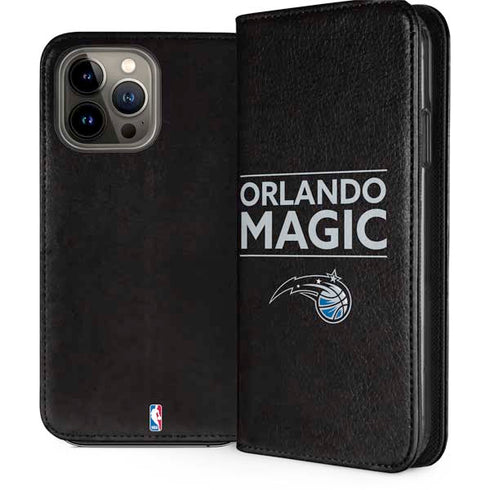 NBA Orlando Magic Standard - Black iPhone 13 Pro Max Folio Case