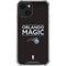 NBA Orlando Magic Standard - Black iPhone 14 Clear Case
