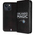 NBA Orlando Magic Standard - Black iPhone 14 Folio Case