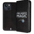 NBA Orlando Magic Standard - Black iPhone 14 Plus Folio Case