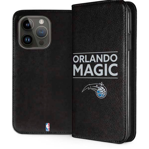 NBA Orlando Magic Standard - Black iPhone 14 Pro Folio Case