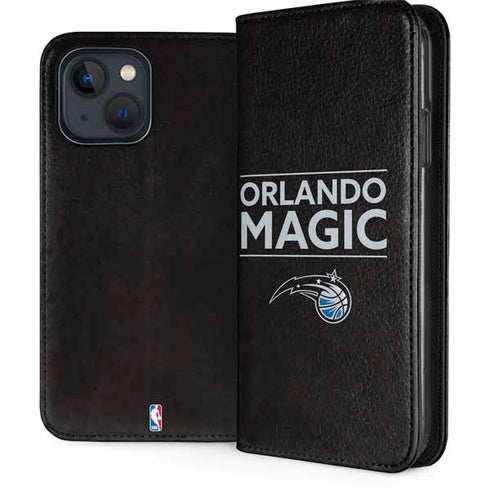 NBA Orlando Magic Standard - Black iPhone 15 Plus Folio Case