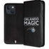 NBA Orlando Magic Standard - Black iPhone 15 Plus Folio Case