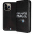 NBA Orlando Magic Standard - Black iPhone 15 Pro Max Folio Case