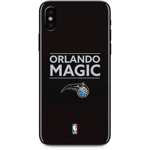 NBA Orlando Magic Standard - Black iPhone X Skin