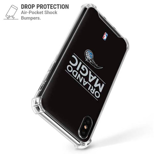 NBA Orlando Magic Standard - Black iPhone XS Max Clear Case