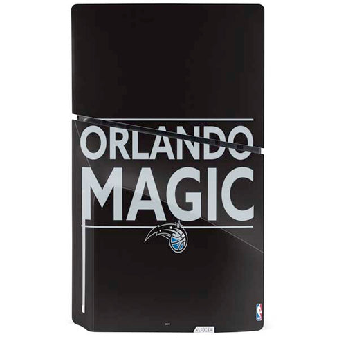 NBA Orlando Magic Standard - Black PS5 Slim Disk Console Skin