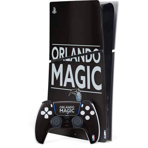 NBA Orlando Magic Standard - Black PS5 Slim Digital Edition Console Skin