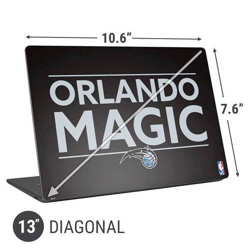 NBA Orlando Magic Standard - Black Universal Laptop 13in (10.6 x 7.6in) Skin
